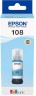 Чернила Epson C13T09C54A (108 Light Cyan) оригинальные для Epson EcoTank L8050/ L18050, светло-голубой, 70мл