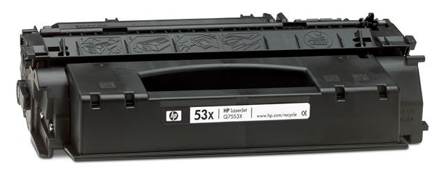 Картридж HP Q7553X (53X) оригинальный в технологической упаковке для принтера HP LaserJet P2011/ P2012/ P2013/ P2014/ P2015/ M2727 black, 7000 страниц
