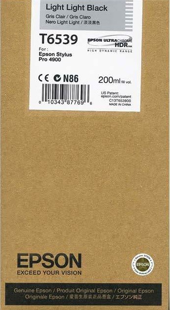 EPSON C13T653900 оригинальный картридж для Epson Stylus Pro 4900 (200ml) : Light Light Black