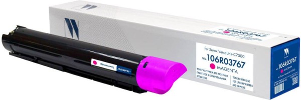 Тонер-Картридж NV Print 106R03767 Magenta для принтеров Xerox C7000/ C7000N/ C7000DN, увеличенный, 10100 страниц
