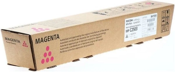 Картридж Ricoh MP C2503 (841930) оригинальный для принтера Ricoh Aficio MP C2003/ C2503, пурпурный, 5500 стр.