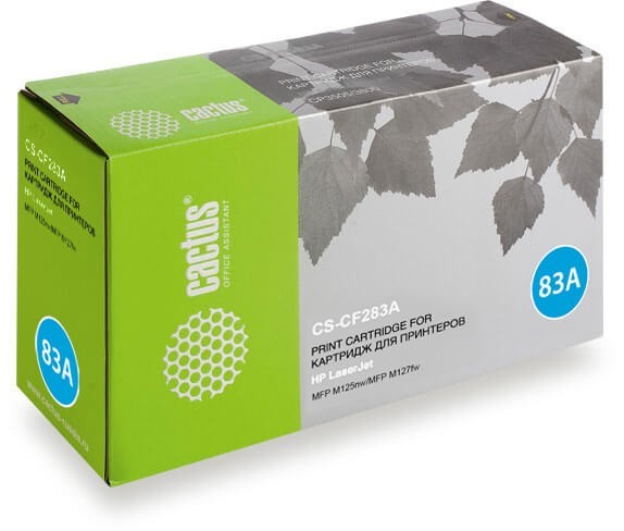 Картридж Cactus CF283A (CS-CF283A) для принтеров HP LaserJet Pro M125nw/ M127fw черный 1500 страниц