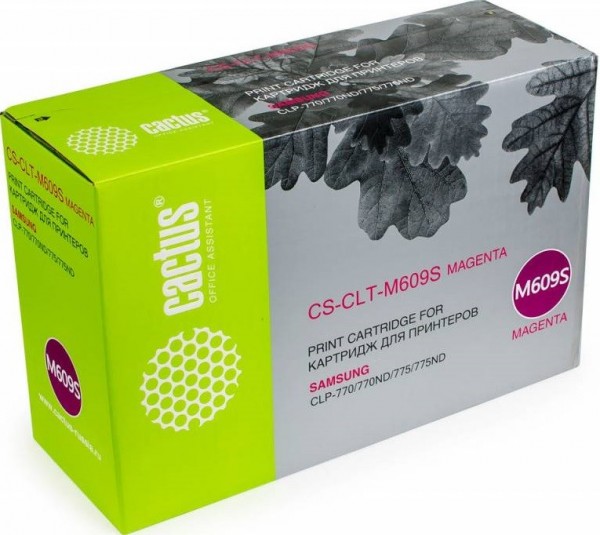 Картридж Cactus CLT-M609S (CS-CLT-M609S) для принтеров Samsung CLP 770/ 770ND/ 775/ 775ND пурпурный 7000 страниц