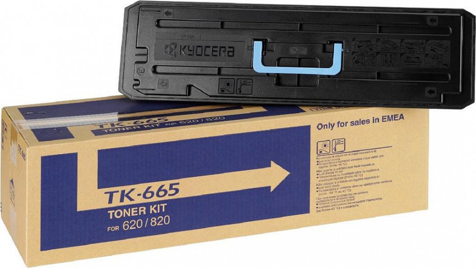 Картридж Kyocera TK-665 (1T02KP0NL0) оригинальный для принтера Kyocera TASKalfa 620/TASKalfa 820, black, 55000 страниц