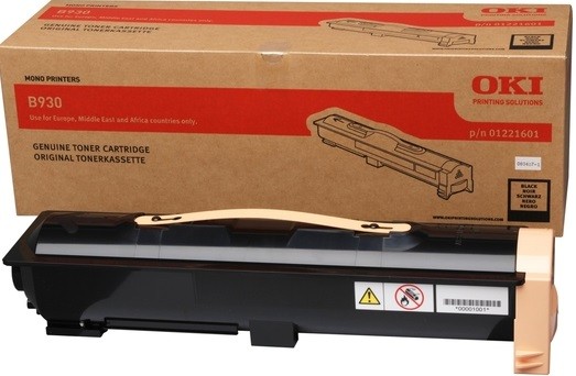 Картридж OKI (01221601) оригинальный для принтера OKI B930, чёрный, 33000 стр.