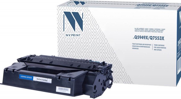 Картридж NV Print Q5949X/ Q7553X для принтеров HP LaserJet 1320tn/ 3390/ 3392/ P2014/ P2015/ P2015dn/ P2015n/ P2015x/ M2727nf/ M2727nfs (7000k)