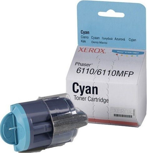 Картридж Xerox 106R01206 оригинальный для Xerox Phaser 6110, cyan, (1000 страниц)