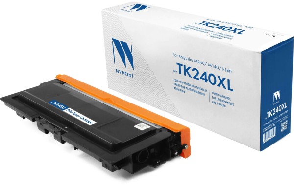 Картридж NV Print TK240XL (NV-TK240XL) для Катюша P140/ M140/ M240, чёрный, увеличенный, 12000 стр.