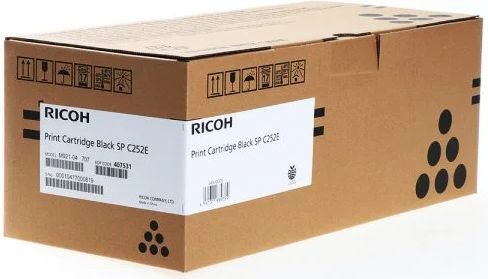 Картридж Ricoh SP C252E (407531) оригинальный для Ricoh Aficio SP C252DN/ C252SF, черный, 4500 стр.