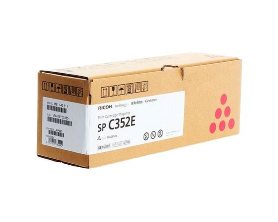 Картридж Ricoh SP C352E (407385/408217) оригинальный для Ricoh Aficio SP C352DN, пурпурный, 6000