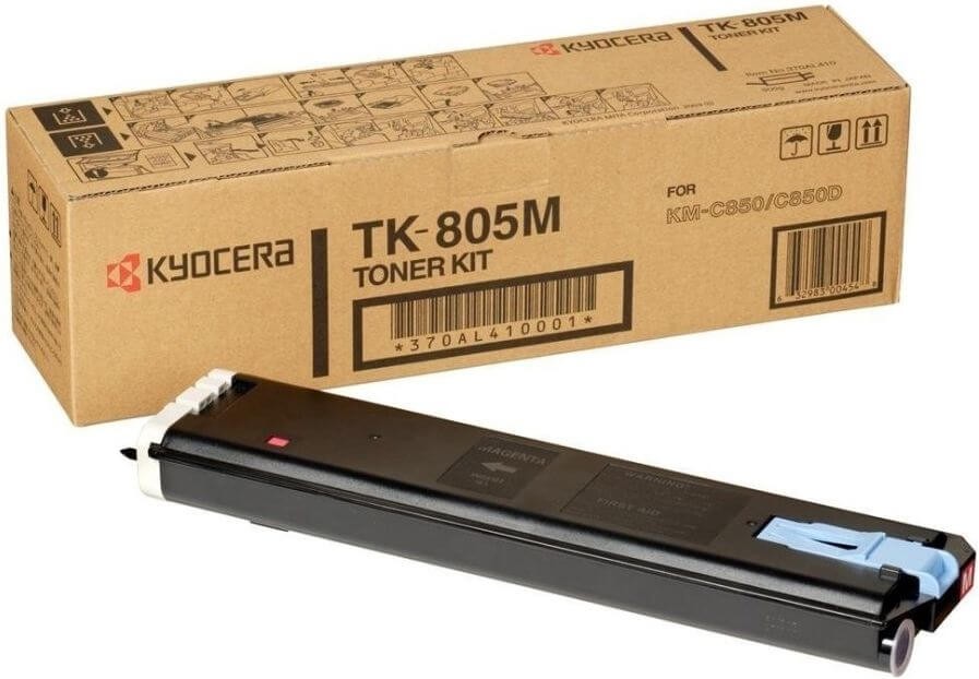TK-805M (370AL410) оригинальный картридж Kyocera для принтера Kyocera KM-C850 / C850D, magenta, 10000 страниц