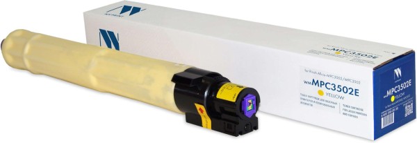 Картридж NV Print Type MPC3502E (NV-MPC3502EY) для Ricoh MPС C3002/ C3502 (842017) жёлтый, 18000 стр.