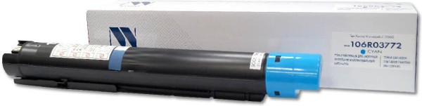 Картридж NV Print 106R03772 (NV-106R03772C) Cyan для Xerox C7000/ C7000N/ C7000DN, голубой, 3300 стр.