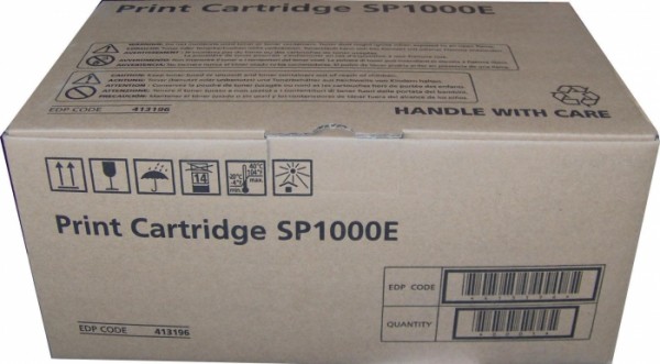 Картридж Ricoh SP 1000E (413196) оригинальный для Ricoh Aficio SP 1000S/ 1000SF, Fax 1140L/ 1180L, чёрный, 4000 стр.