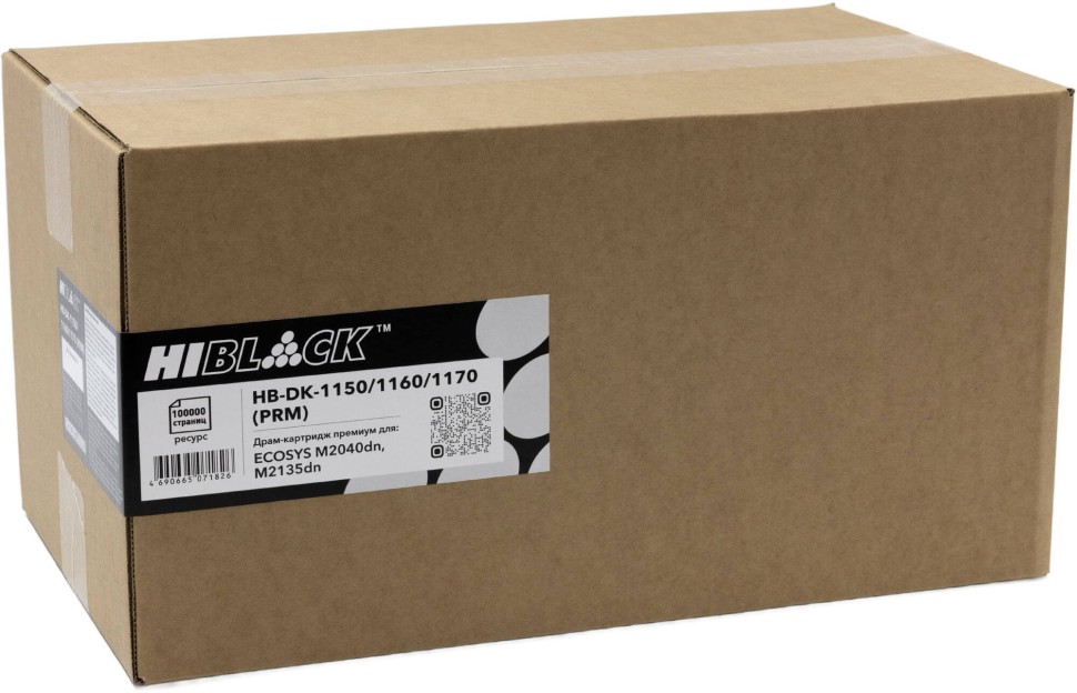 Драм-юнит Hi-Black Premium DK-1150/ DK-1160/ DK-1170 (HB-DK-1150-PRM) для Kyocera ECOSYS M2040dn/ M2135dn, 100К, (Mitsubishi)