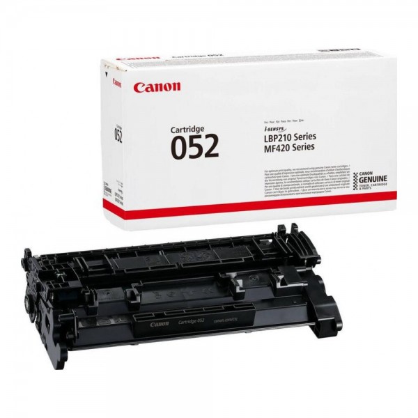 Картридж Canon 052 2199C002 оригинальный для принтера Canon i-SENSYS LBP212dw/ LBP214dw/ LBP215x/ MF421dw/ MF426dw/ MF428x/ MF429x, чёрный, 3100 страниц