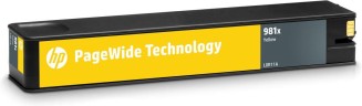 Картридж HP L0R11A (№981X) оригинальный для HP PageWide Enterprise Color 556dn/ 556xh/ 586dn/ 586f/ 586z, желтый, 10000 стр.