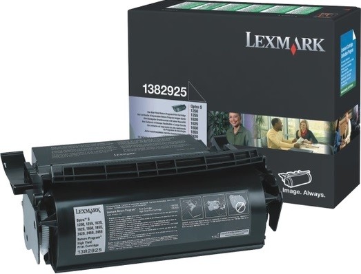 Картридж Lexmark 1382925 оригинальный для Lexmark Optra S1250/ S1255/ S1620/ S1625/ S1650/ S1855/ S2420/ S2450/ S2455, Return Program, black, увеличенный, 17600 стр.