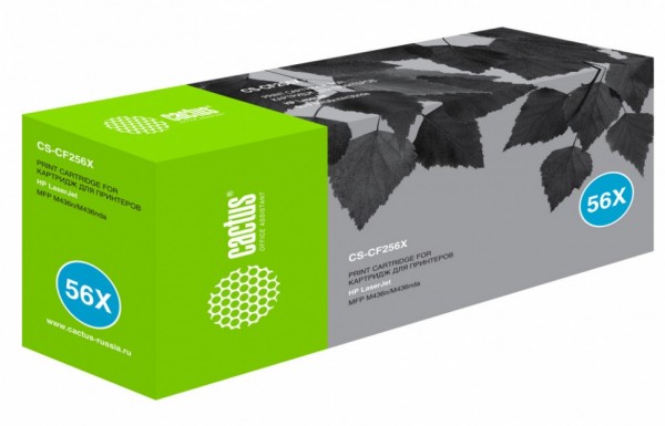 Картридж лазерный Cactus CS-CF256X черный (13700стр.) для HP LJ MFP M436n/M436nda