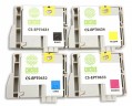 Картридж струйный Cactus CS-EPT0635 черный/голубой/пурпурный/желтый набор (40мл) для Epson Stylus C67/C87/CX3700/CX4100/CX4700