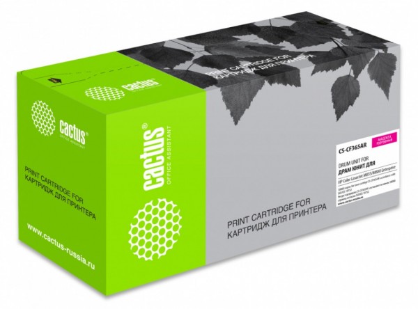 Блок фотобарабана Cactus CS-CF365AR пурпурный, для CLJ M855/M880 Enterprice HP ч/б:30000стр.