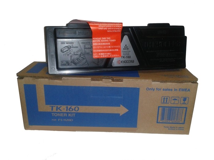 Картридж Kyocera TK-160 (1T02LY0NL0) оригинальный для принтера Kyocera FS-1120D/ FS-1120DN/ P2035d, 2500 страниц