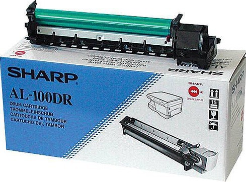 Фотобарабан Sharp (AL-100DR/AL100DR) оригинальный для Sharp AL-1000/ AL-1200/ AL-1500, чёрный, 18000 стр.