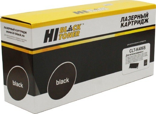 Картридж Hi-Black (HB-CLT-K406S) для Samsung CLP-360/ 365/ 368/ CLX-3300/ 3305, Bk, 1,5K