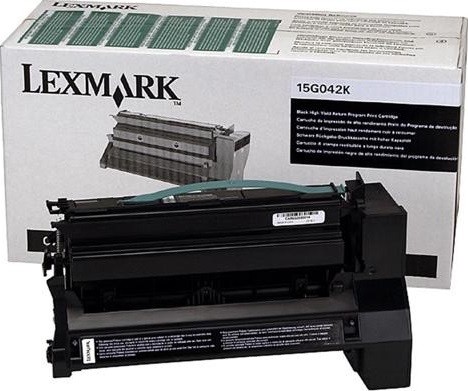 Картридж Lexmark 15G042K оригинальный для Lexmark C752/ C762/ X752/ X762, Return Program, black, увеличенный, 15000 стр.