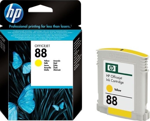 Картридж HP Officejet Pro K550 (C9388AE) желтый 10ml №88