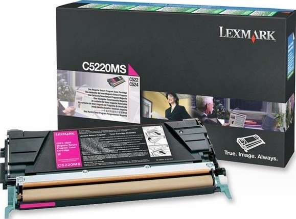 C5220MS оригинальный картридж Lexmark для принтера Lexmark C522n/524, magenta
