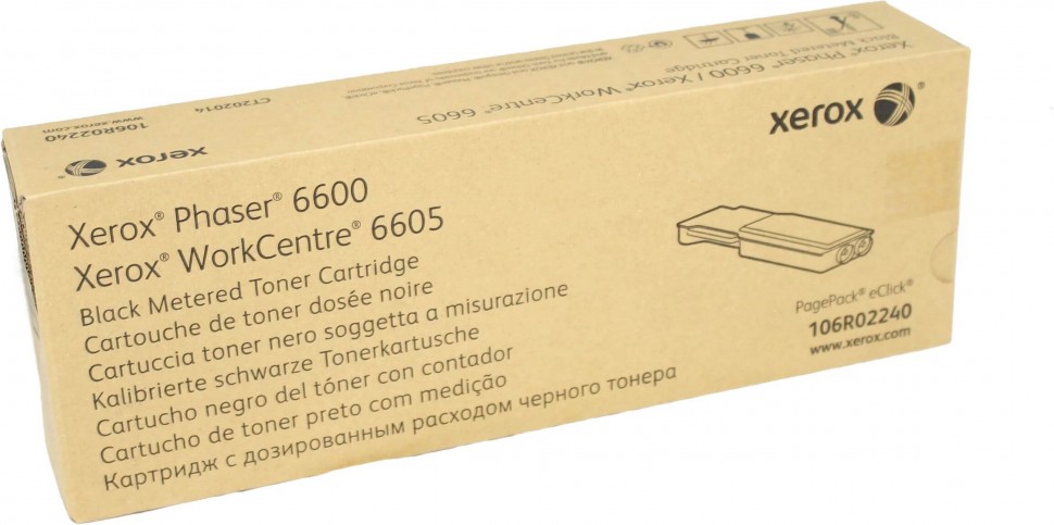 Картридж Xerox 106R02240 для Xerox Phaser 6600/WC 6605 black оригинальный увеличенный (8000 страниц)