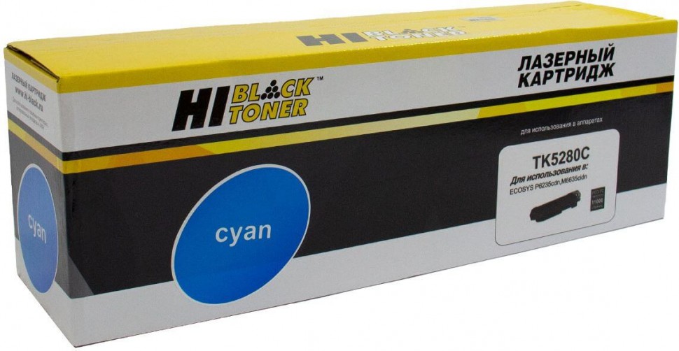 Тонер-картридж Hi-Black (HB-TK-5280C) для Kyocera-Mita ECOSYS P6235/ M6235/ M6635, C, 11K