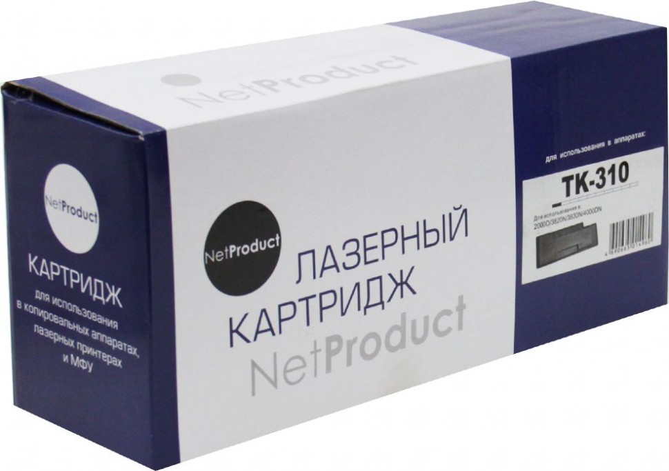 Тонер-картридж NetProduct (N-TK-310) для Kyocera FS-4000DN/ 2000D/ 3820N/ 3900DN, 12K