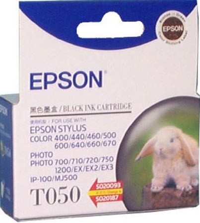 Картридж S093/187/T050 Epson ST COL 400/660 черный ТЕХН (1493/1771)