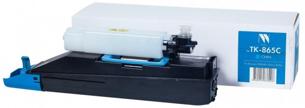 Картридж NVP совместимый Kyocera TK-865 Cyan для TASKalfa 250ci/300ci (12000k)