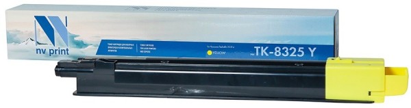 Тонер-Картридж NV Print TK-8325 Yellow для принтеров Kyocera Taskalfa-2551ci, 12000 страниц