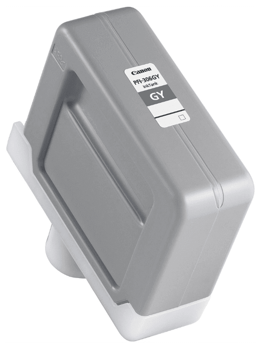 Картридж Canon PFI-306GY 6666B001 оригинальный для Canon imagePROGRAF iPF8300/ iPF8400/ iPF9400, серый, 330 мл