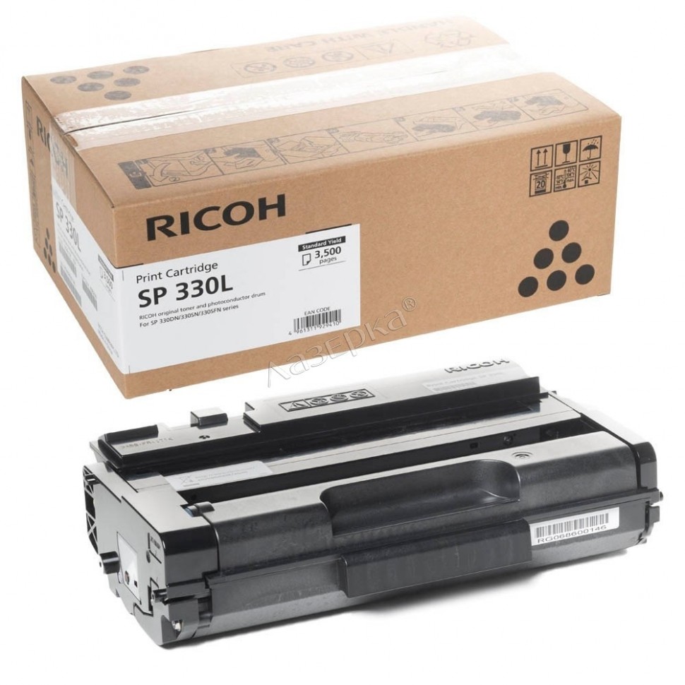 Принт-картридж RICOH SP 330L (408278) для SP 330DN/ SP 330SN/ SP 330SFN, чёрный, 3 500 стр.