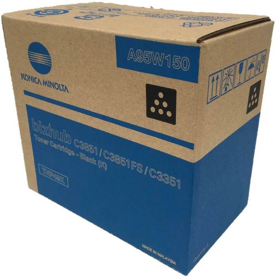 Картридж Konica-Minolta TNP-49K (A95W150) Black оригинальный для Konica-Minolta bizhub C3351/ C3851/ C3851FS, чёрный, 13000 стр.