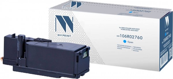 Картридж NVP совместимый Xerox 106R02760 Cyan для WorkCentre 6025BI/6027NI (1000k)