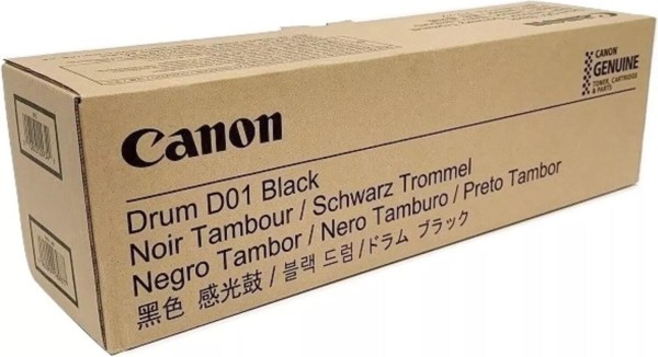 Фотобарабан Canon D01 DU (8064B001) Black оригинальный для Canon imagePRESS C65/ C700/ C750/ C800/ C850, чёрный, 900000 стр.