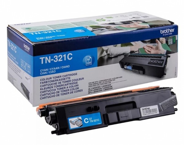 Картридж Brother TN-321C (TN321C) оригинальный для Brother HLL8250CDN/ MFCL8650CDW cyan (1 500 стр.)