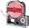 Картридж Cactus LK-4RBP (CS-LK4RBP) для Epson LabelWorks LW300/ LW400 /LW700/ LW600P/ LW1000P/ K400/ Z700/ Z900, чёрный на красном, 12мм х 9м