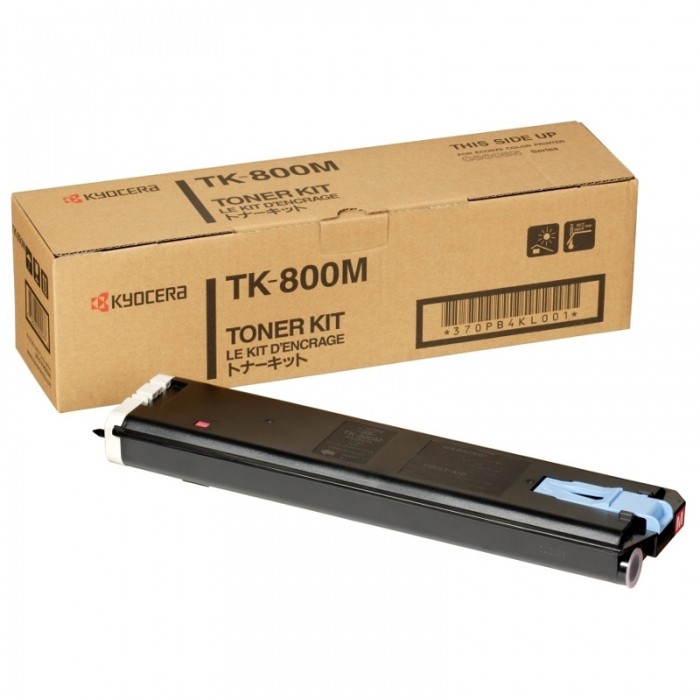 Картридж Kyocera TK-800M (370PB4KL) оригинальный для принтера Kyocera FS-C8008DN, magenta, 10000 страниц
