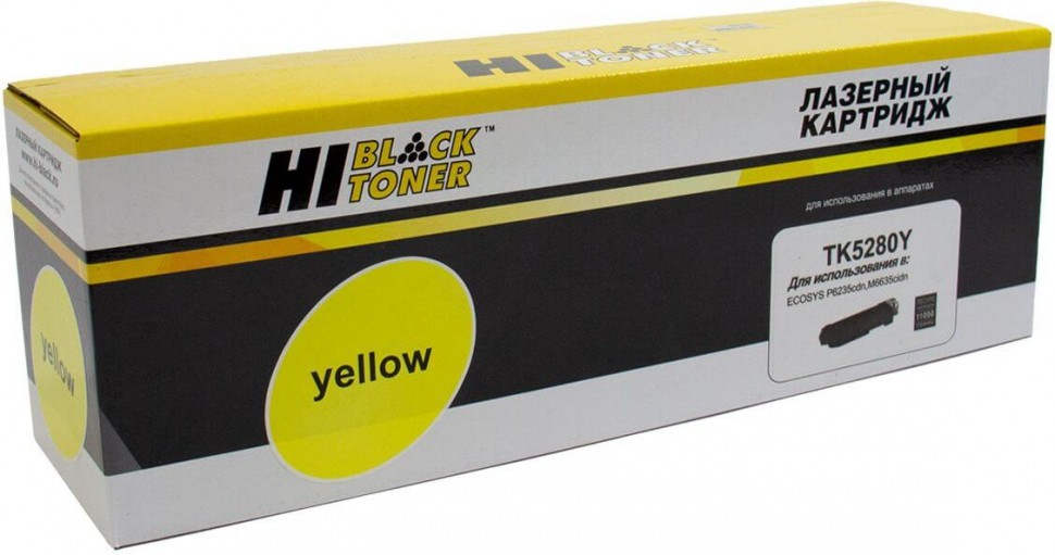 Тонер-картридж Hi-Black (HB-TK-5280Y) для Kyocera-Mita ECOSYS P6235/ M6235/ M6635, Y, 11K