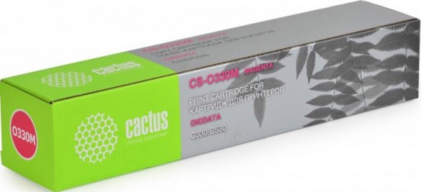 Картридж Cactus 44469715 (CS-O330M) для Oki C330/C530 пурпурный (3 000 стр.)