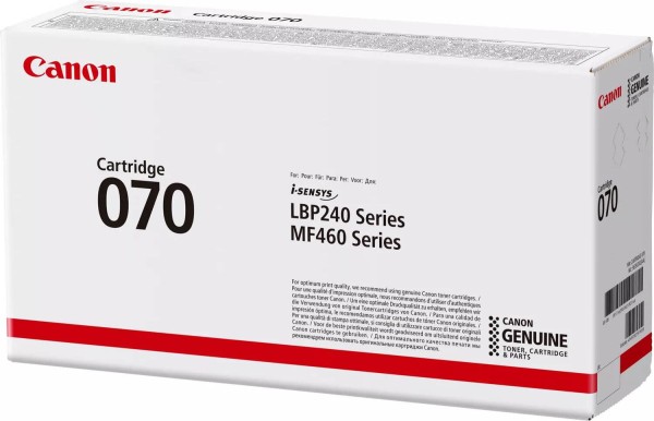 Картридж Canon 070 5639C002 оригинальный для Canon i-SENSYS LBP246dw/ LBP243dw/ MF461dw/ MF463dw/ MF465dw, чёрный, 3000 стр.