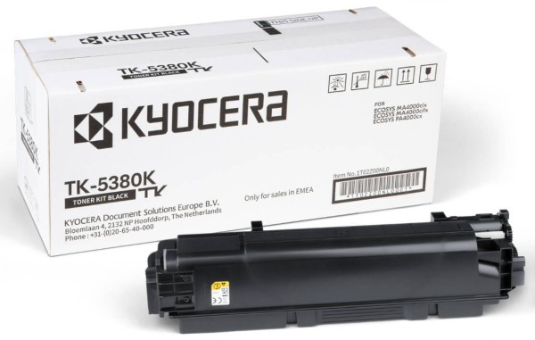 Картридж Kyocera TK-5380K (1T02Z00NL0) Black оригинальный для Kyocera ECOSYS PA4000cx/ MA4000cix/ MA4000cifx, чёрный, 13000 стр.