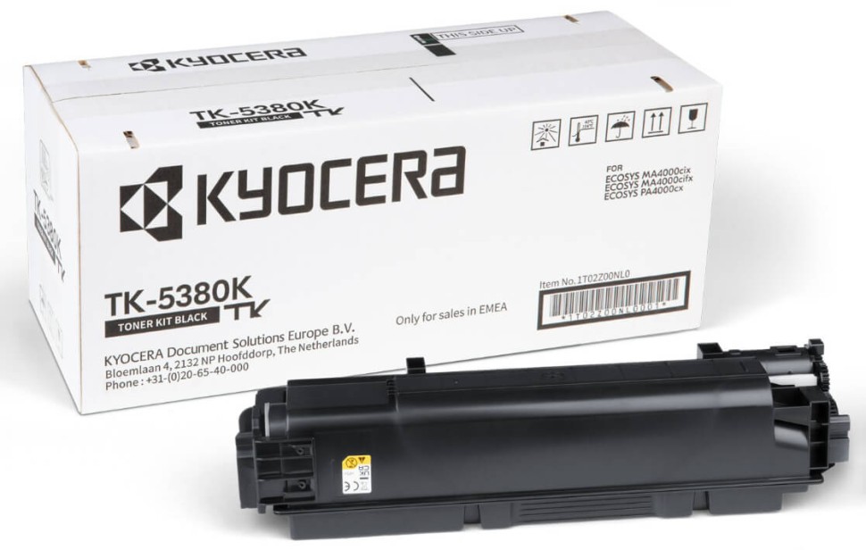 Картридж Kyocera TK-5380K (1T02Z00NL0) Black оригинальный для Kyocera ECOSYS PA4000cx/ MA4000cix/ MA4000cifx, чёрный, 13000 стр.